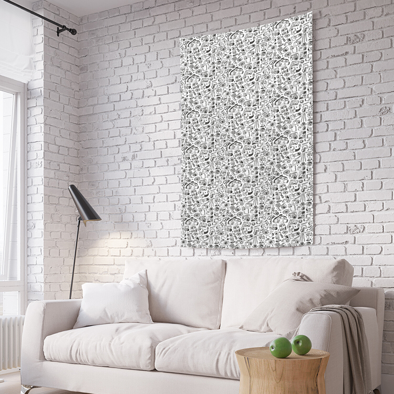 

Вертикальное фотопанно на стену JoyArty Атрибуты журналиста 150x200 см, Атрибуты журналиста