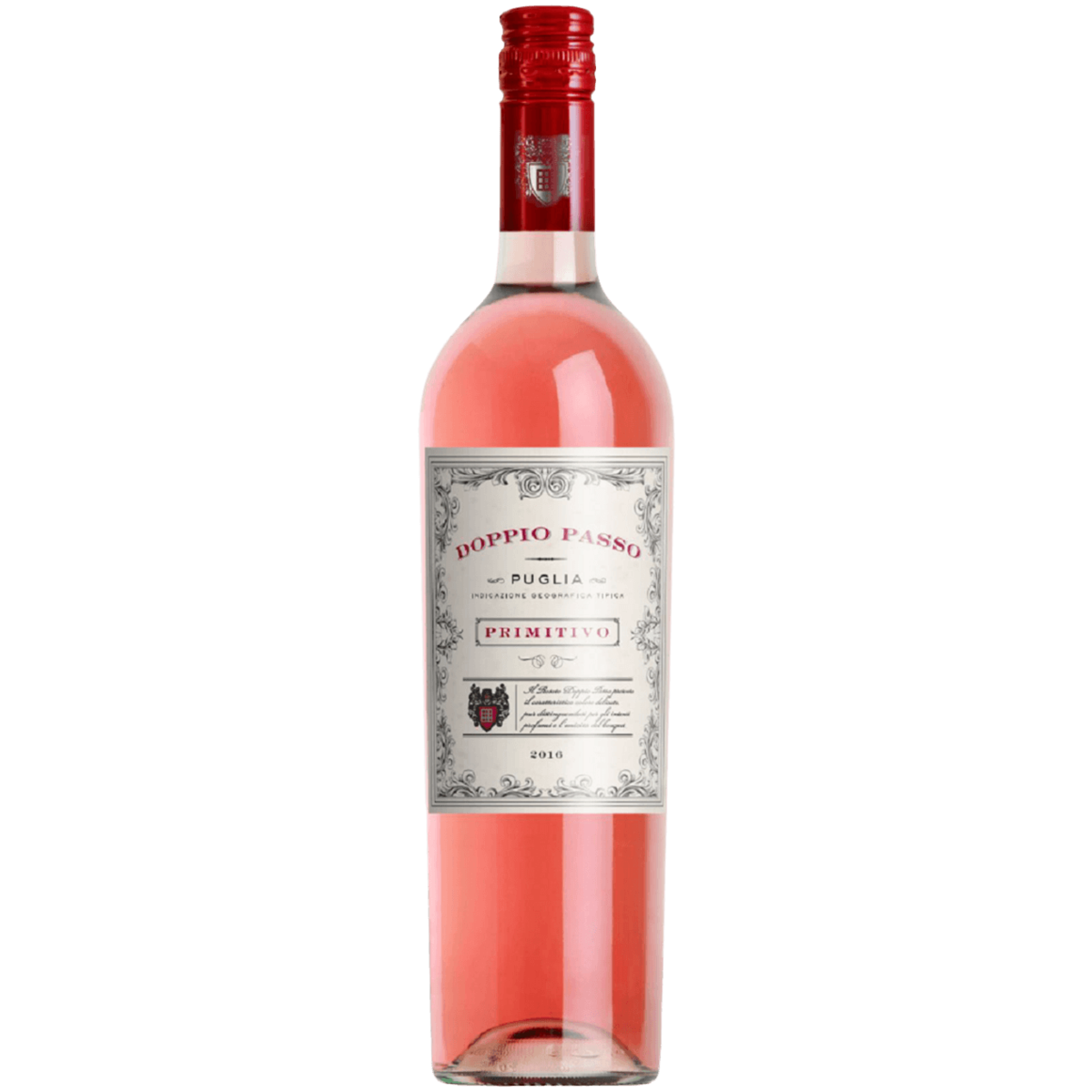 

Вино Doppio Passo Primitivo Rosato розовое полусухое 0,75 л