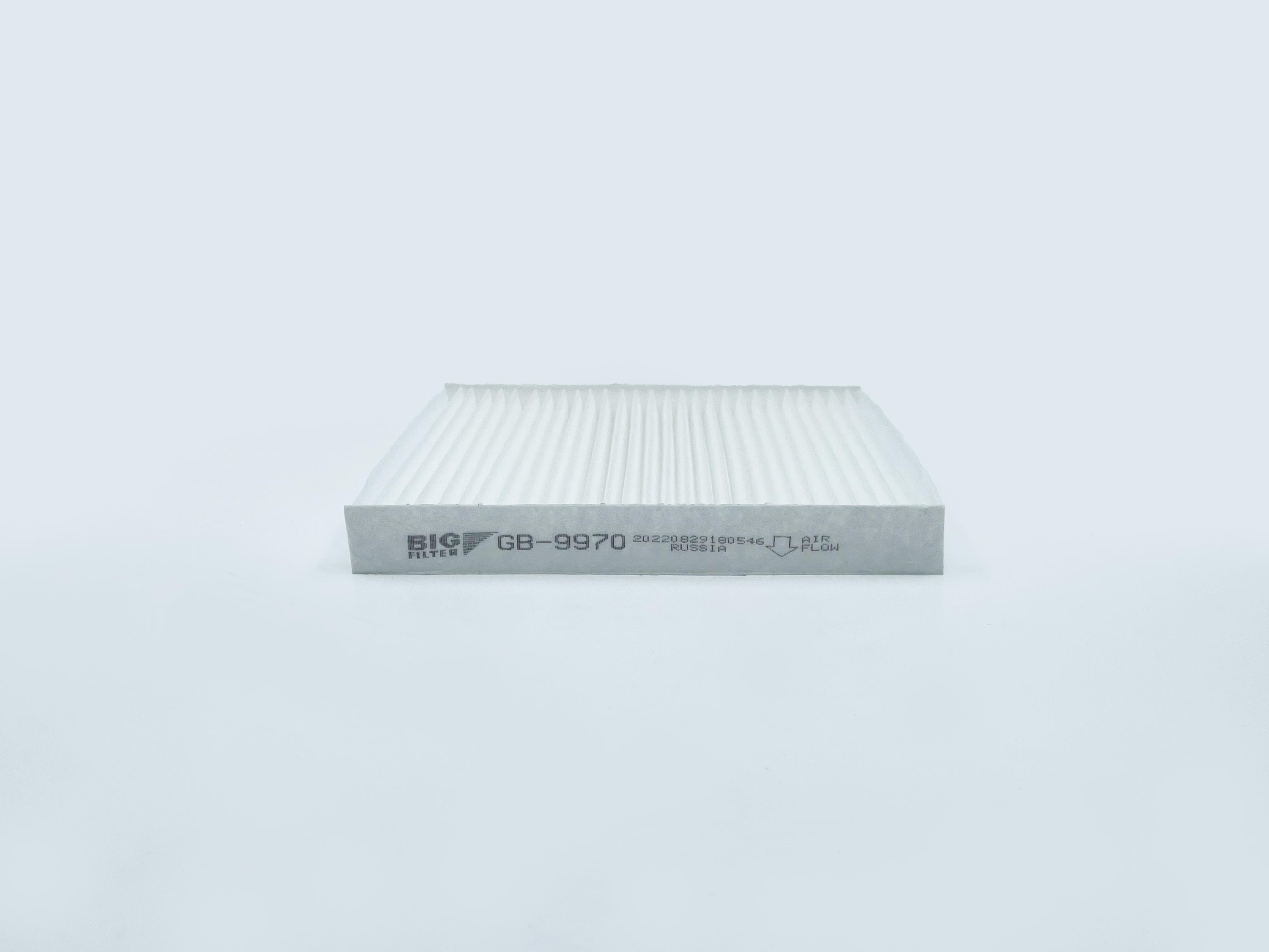 

Фильтр воздушный салона Big Filter GB9970