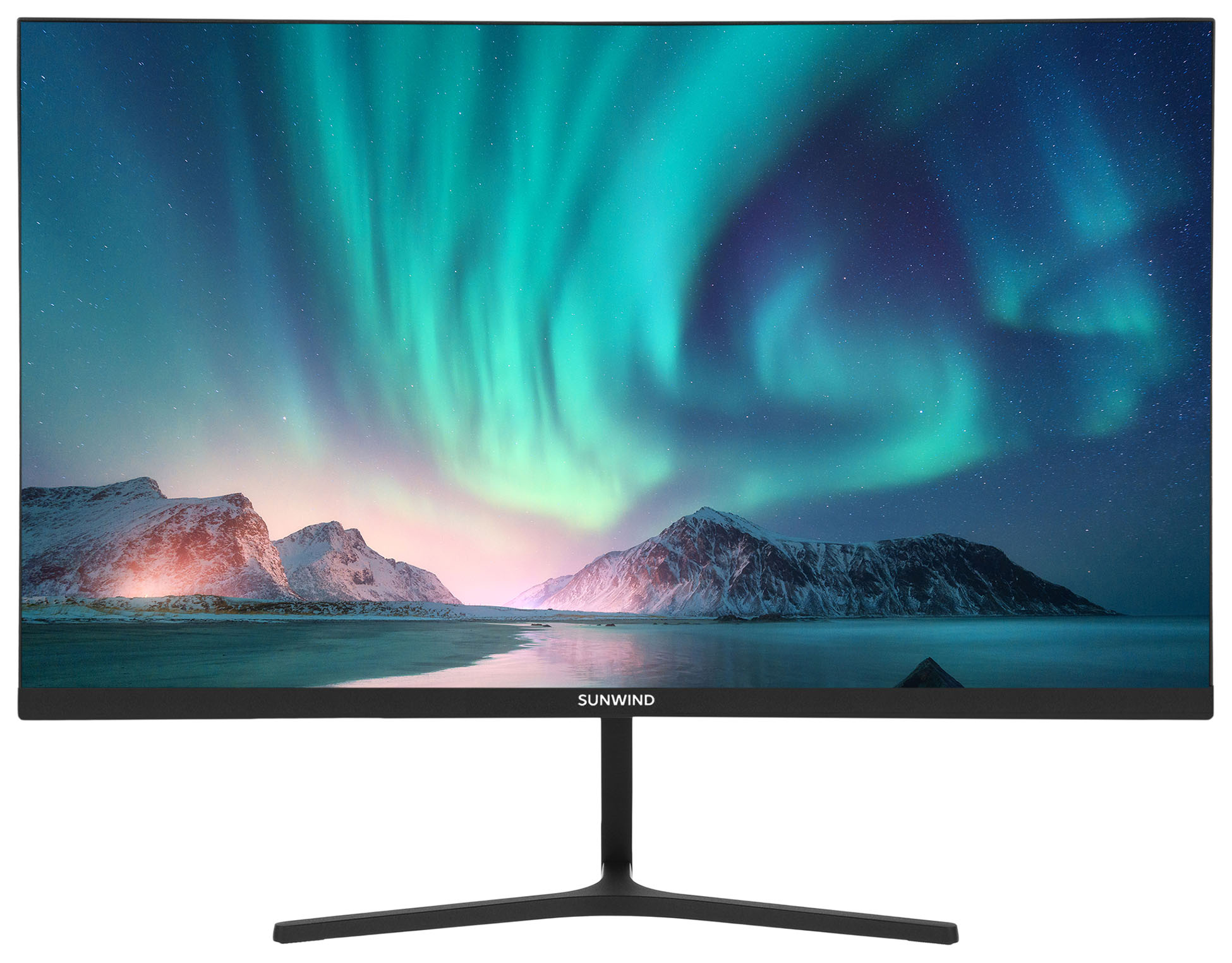 фото 23.8" монитор sunwind sun-m24ba103 black 75hz 1920x1080 ips