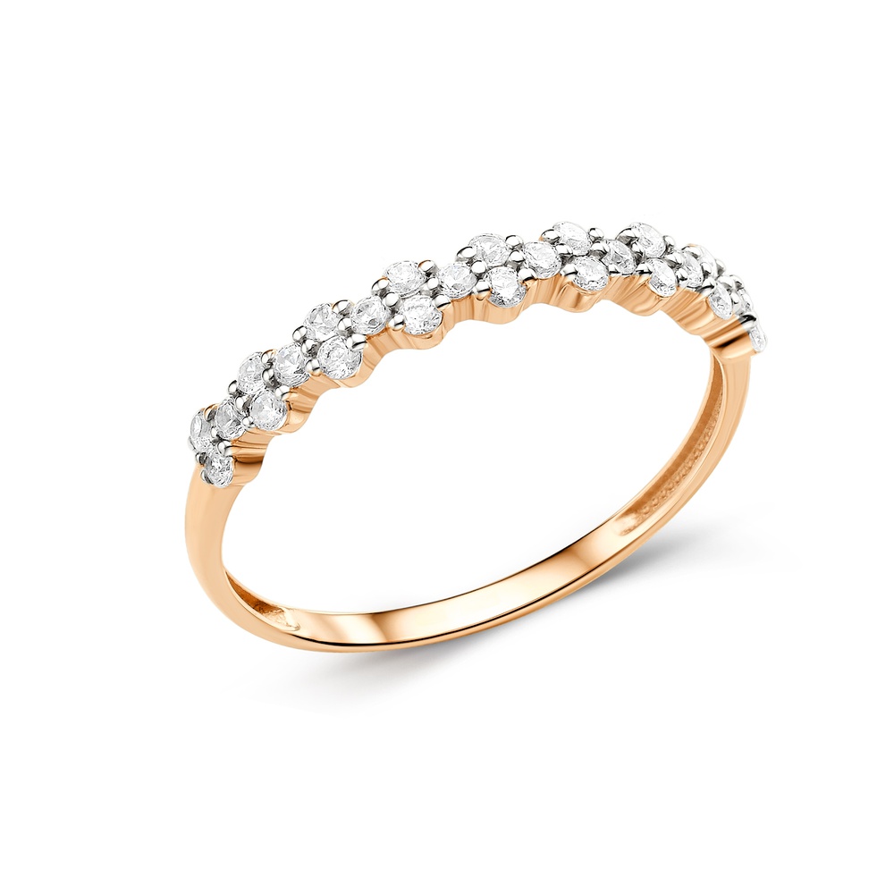 

Кольцо из золота р.  585Gold 301012227, фианит, 301012227