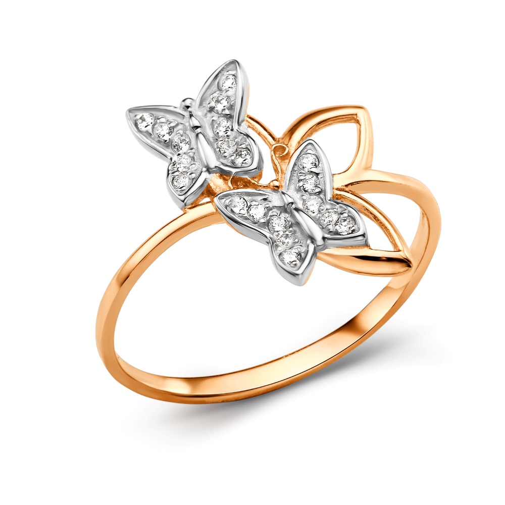 

Кольцо из золота р. , 585Gold 301012230, фианит, 301012230
