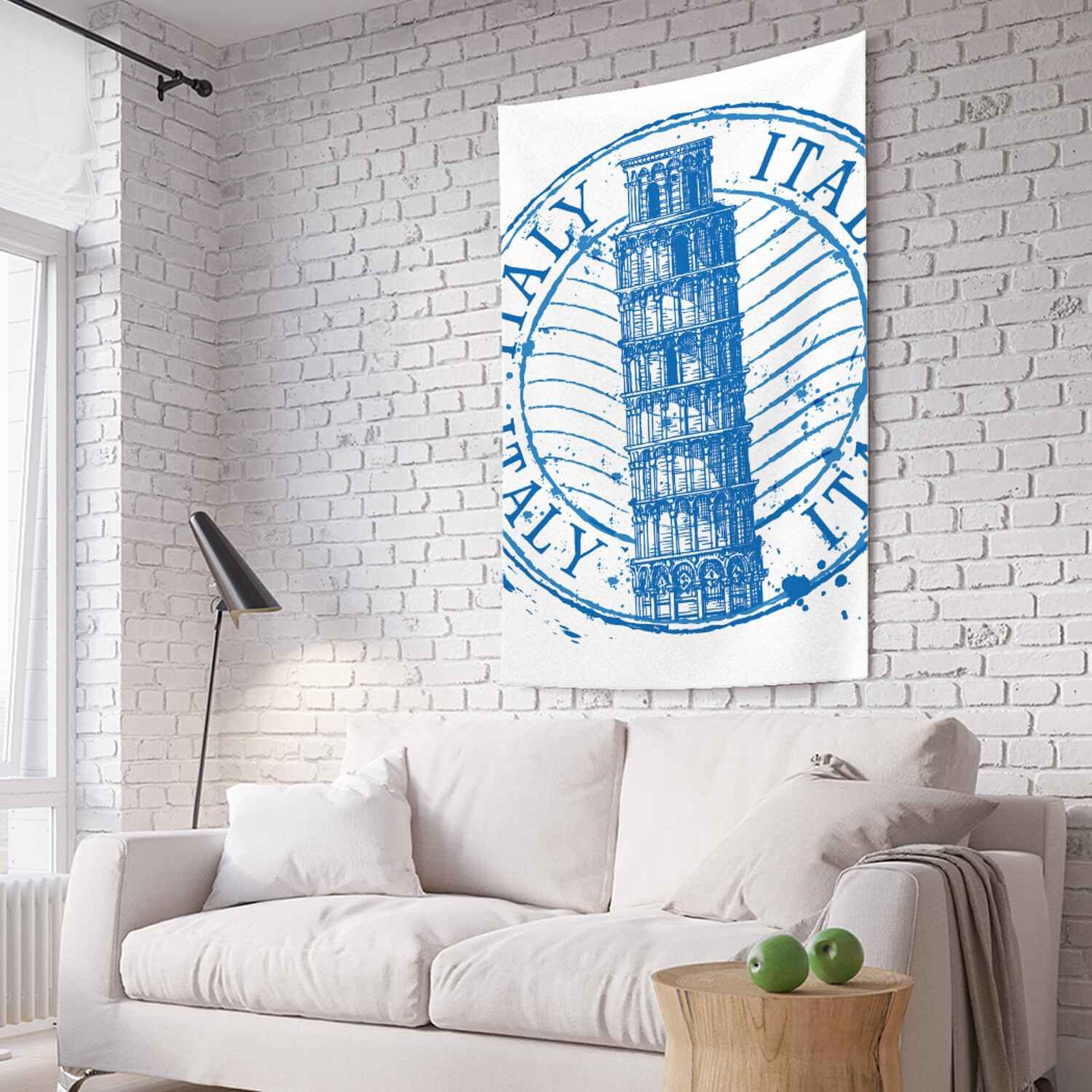 

Вертикальное фотопанно на стену JoyArty Пизанская башня на штампе 150x200 см, Пизанская башня на штампе