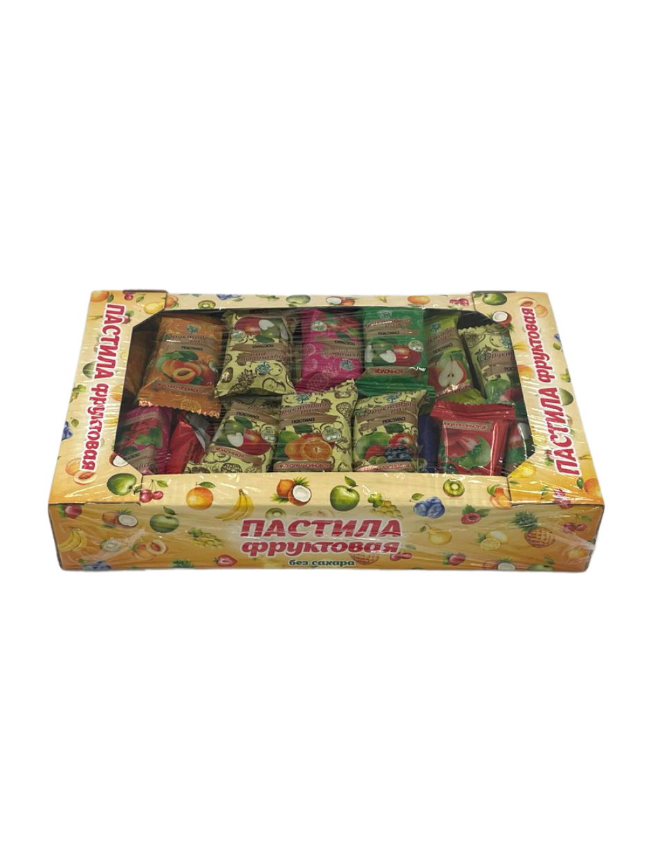 

Пастила Фруктовый рай 750 г ассорти вкусов без сахара, фруктовые пастилки