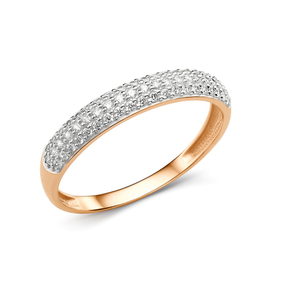 

Кольцо из красного золота р.  585Gold 301012225, фианит, 301012225