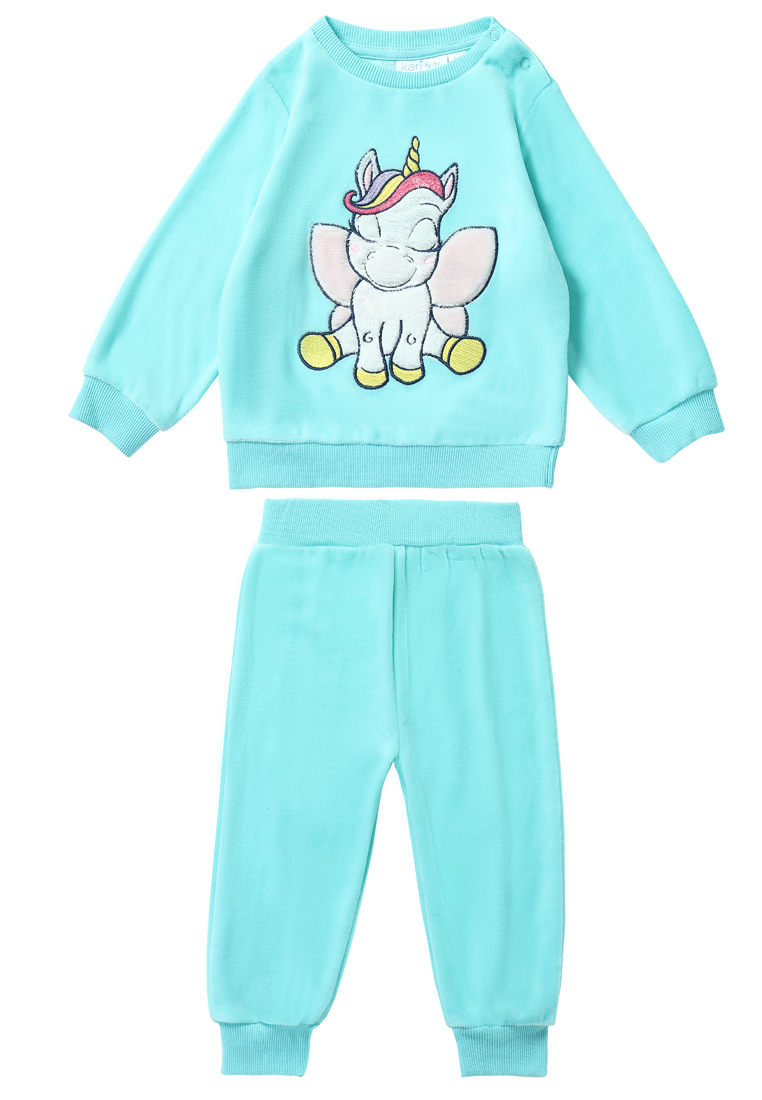 

Комплект одежды Kari baby AW22B06203502, бирюзовый, 92, AW22B06203502