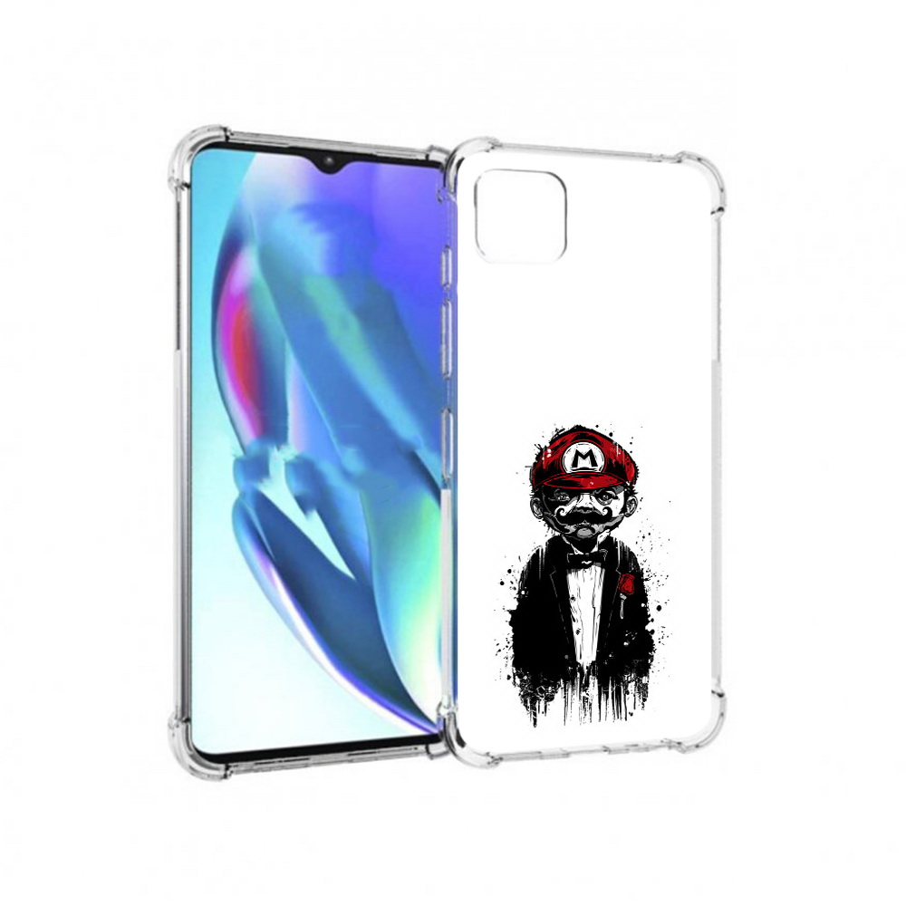 

Чехол MyPads Tocco для Motorola Moto G50 марио (PT227066.350.458), Прозрачный, Tocco