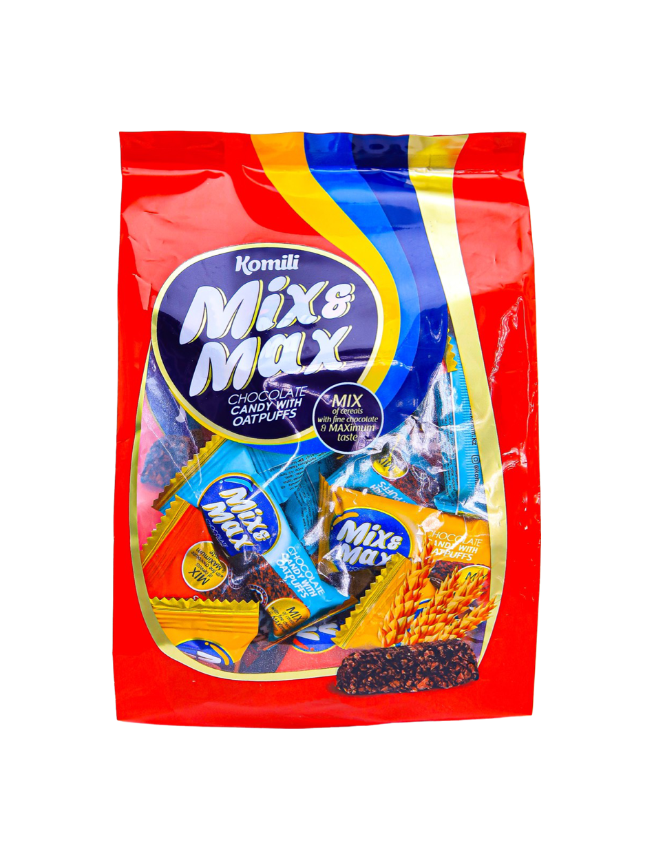 

Конфета мультизлаковая Komili "Mix&Max" с темной глазурью 250 г