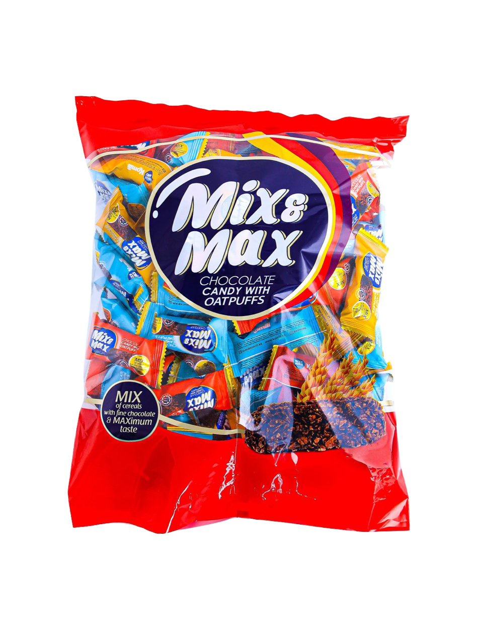 

Конфета мультизлаковая Komili "Mix&Max" с темной глазурью 1кг