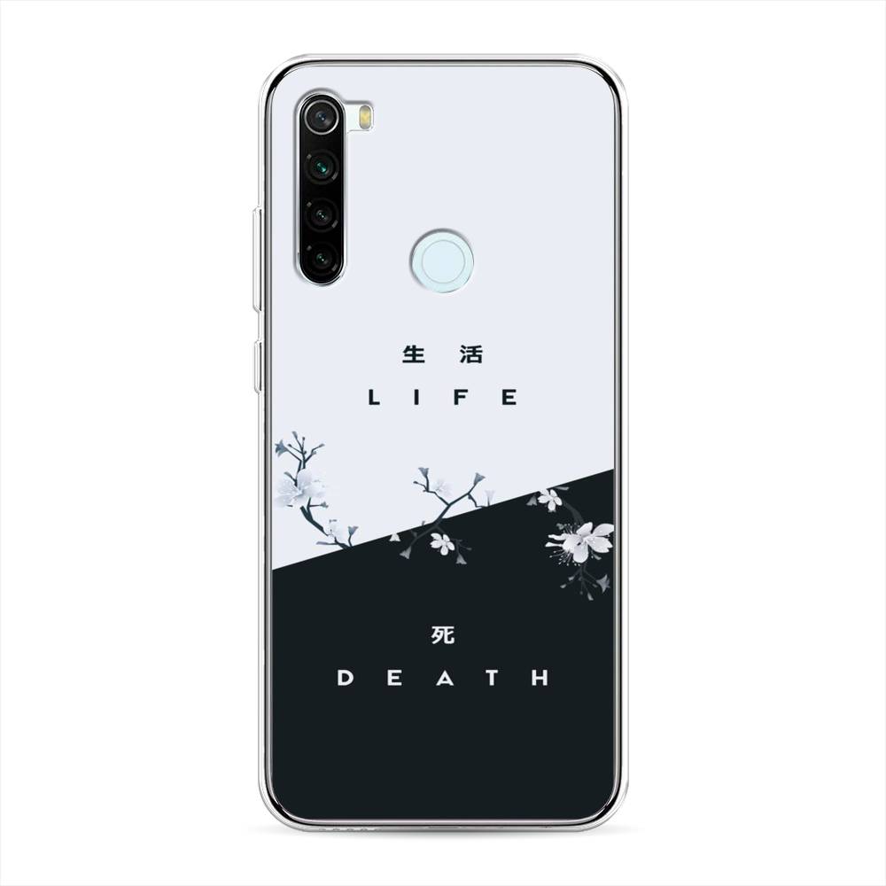 фото Силиконовый чехол "life and death" на xiaomi redmi note 8t awog