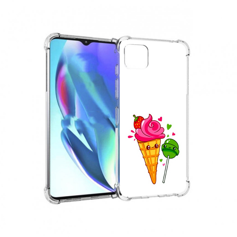 

Чехол MyPads Tocco для Motorola Moto G50 Вкусняшки (PT227066.350.45), Прозрачный, Tocco