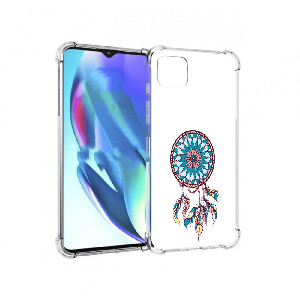 

Чехол MyPads Tocco для Motorola Moto G50 ловец снов синий (PT227066.350.443), Прозрачный, Tocco