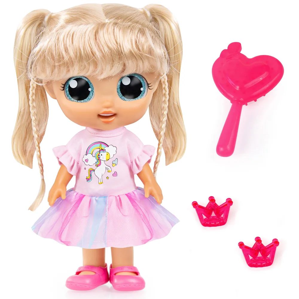 Кукла Bayer Design City Girl 31 см со звуком в светло-розовом платье 93221AD