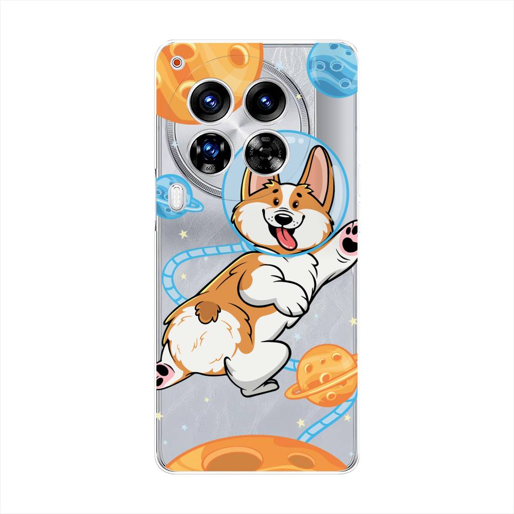 

Силиконовый чехол "Корги-космонавт" на Tecno Camon 30 Premier, Прозрачный, 305450-1