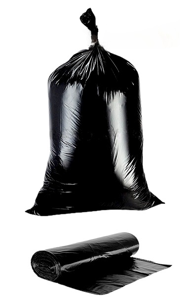 Мешки для мусора, Valexa, 120 литров, черные, 50 шт., 55 мкм