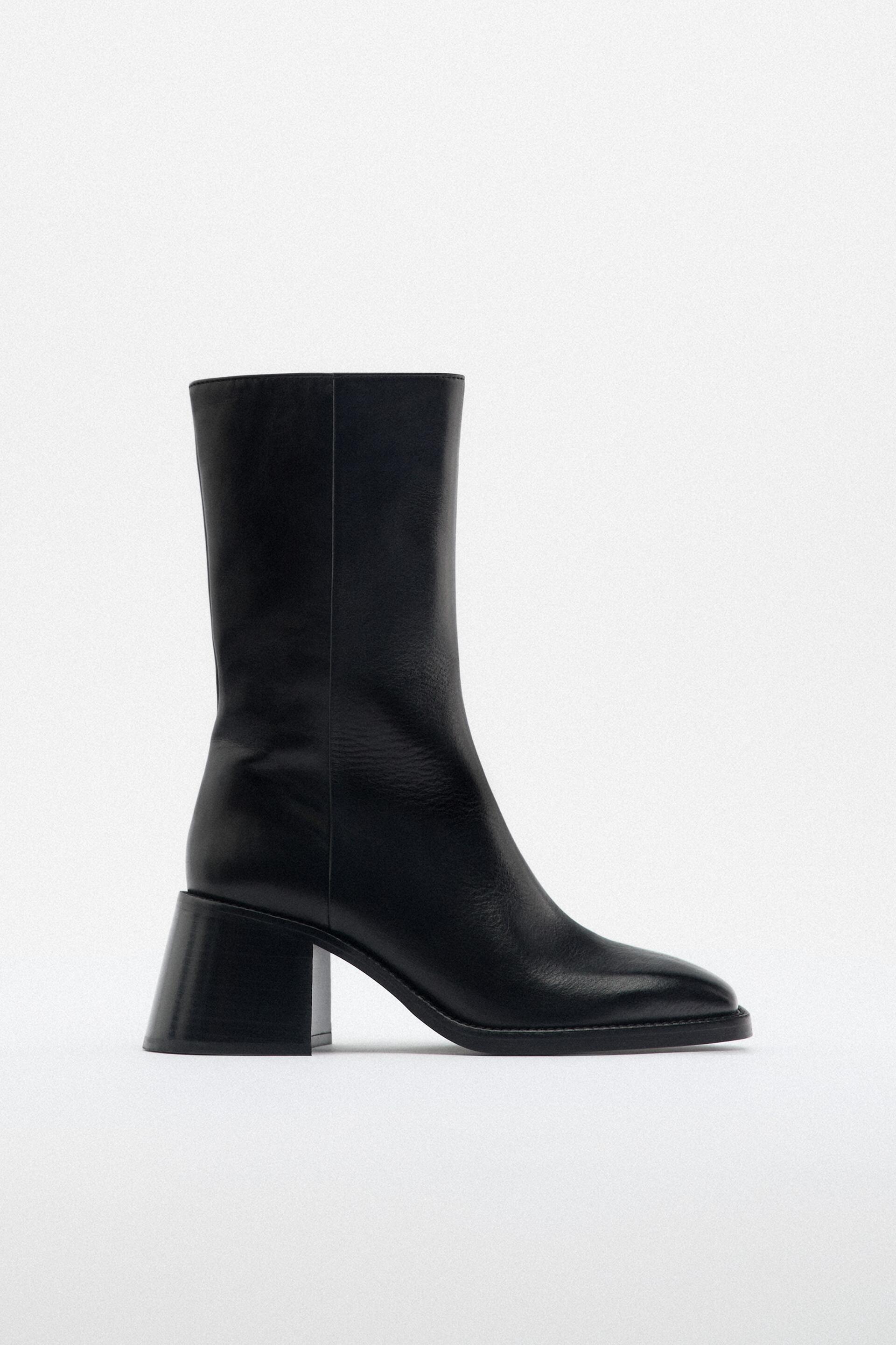 

Полусапоги женские ZARA 205428 черные 41 RU (доставка из-за рубежа), 205428