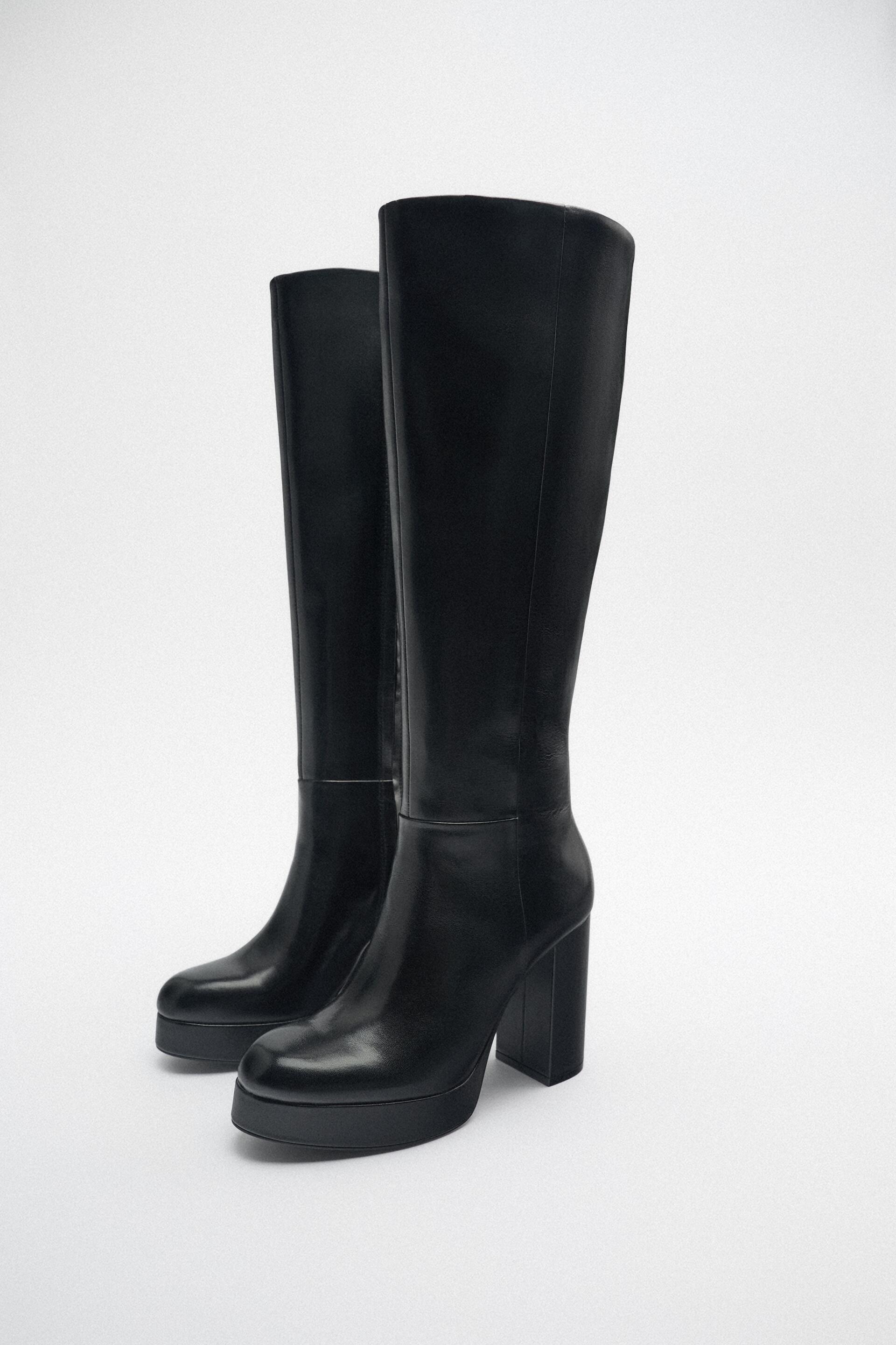

Сапоги женские ZARA 11006010 черные 39 RU (доставка из-за рубежа), 11006010
