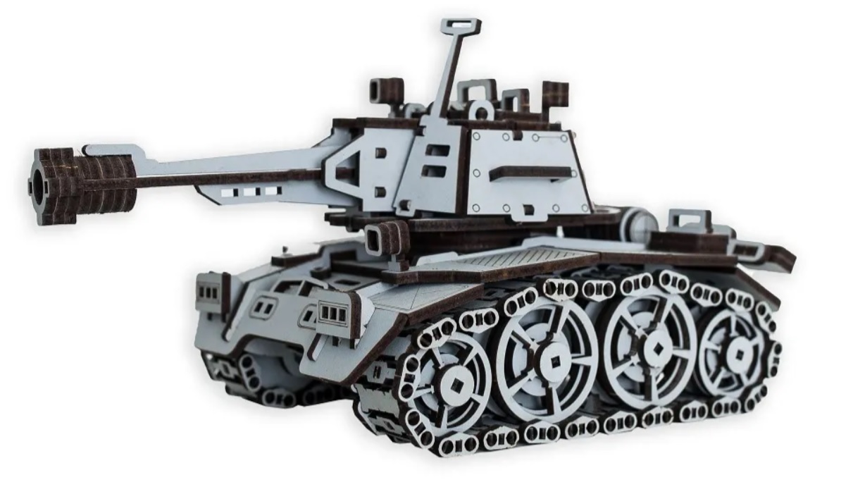 

Сборная модель Эlen Toys "Танк", серый