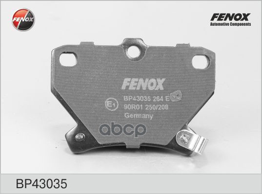 

Тормозные колодки FENOX дисковые BP43035