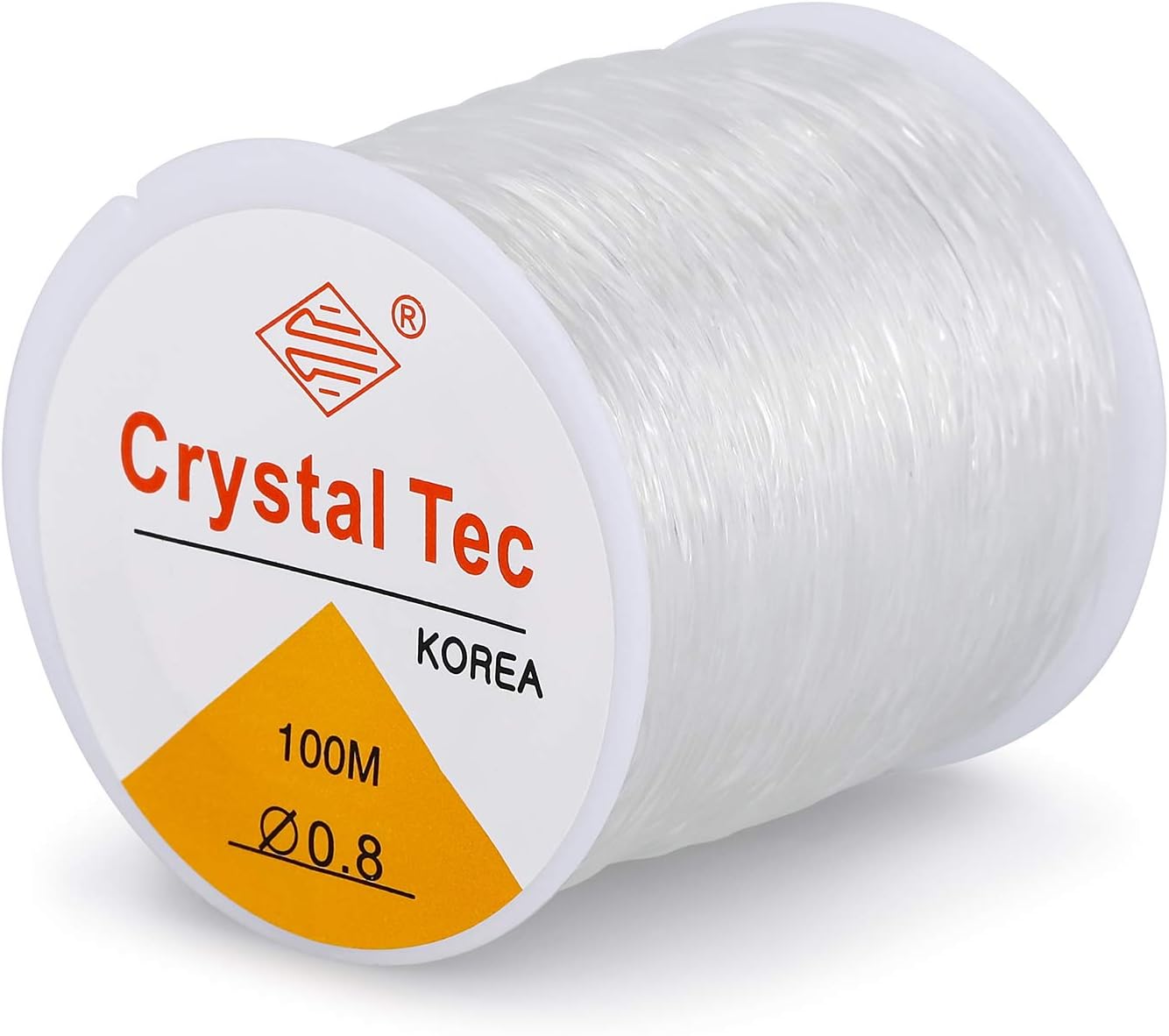 

Спандекс нить для рукоделия Crystal Tec 0.8 мм,белый 100 метров, 0.8 мм.