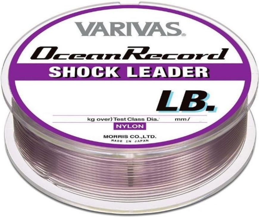 Лидер морской нейлон Varivas Ocean Record Shock Leader 50m 250lb (#70) 1.39mm