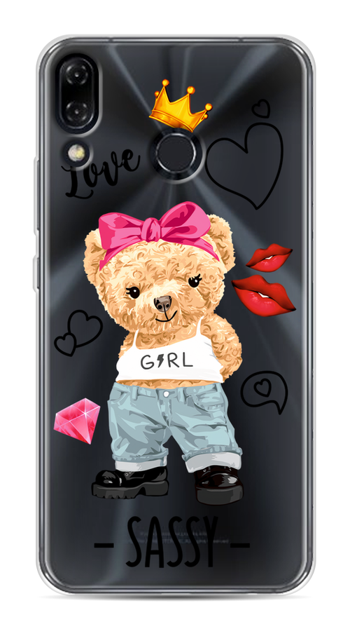 

Чехол на Asus Zenfone 5 "Sugar Mommy", Голубой;белый;розовый, 43450-6