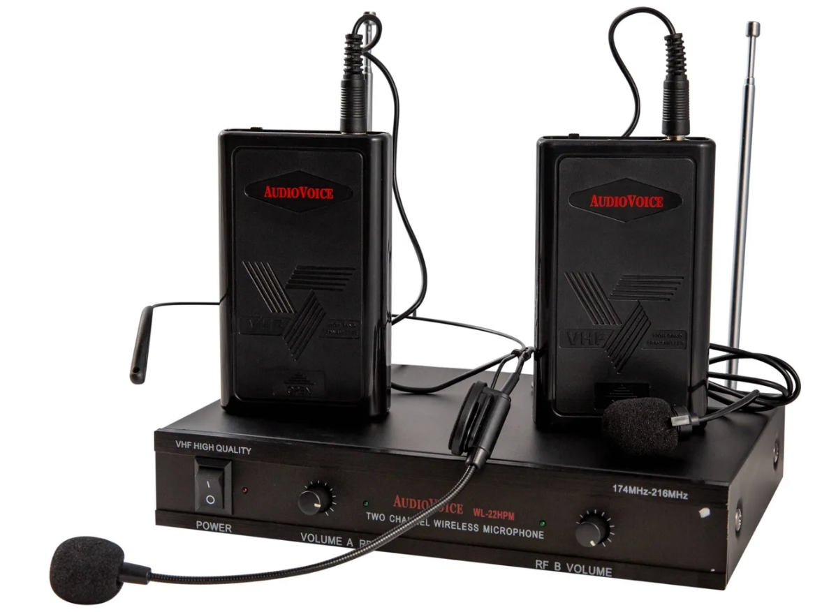 

Радиосистема AUDIOVOICE WL-22HPM Black, WL-22HPM