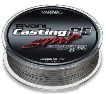 Шнур плетёный Varivas PE Avani Casting PE SMP 300m #8 120lb