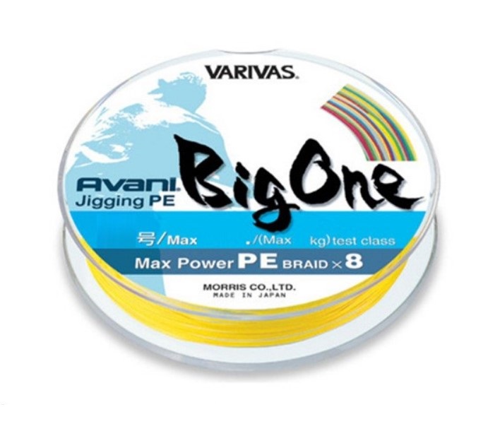 Шнур плетёный Varivas PE 8 Avani Jigging Big One 600m #5 80lb