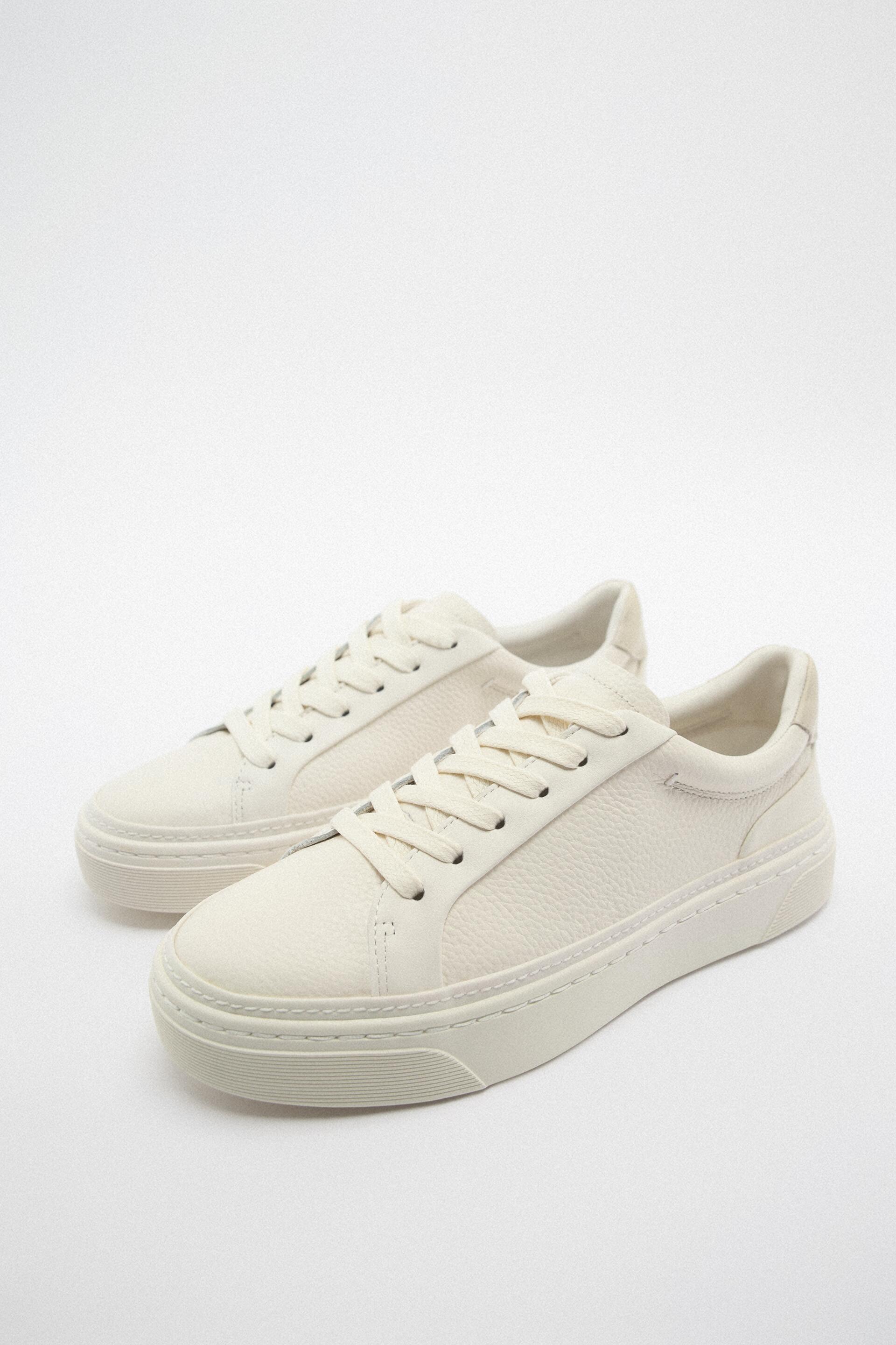 

Кеды женские ZARA 15367010 белые 36 RU (доставка из-за рубежа), 15367010