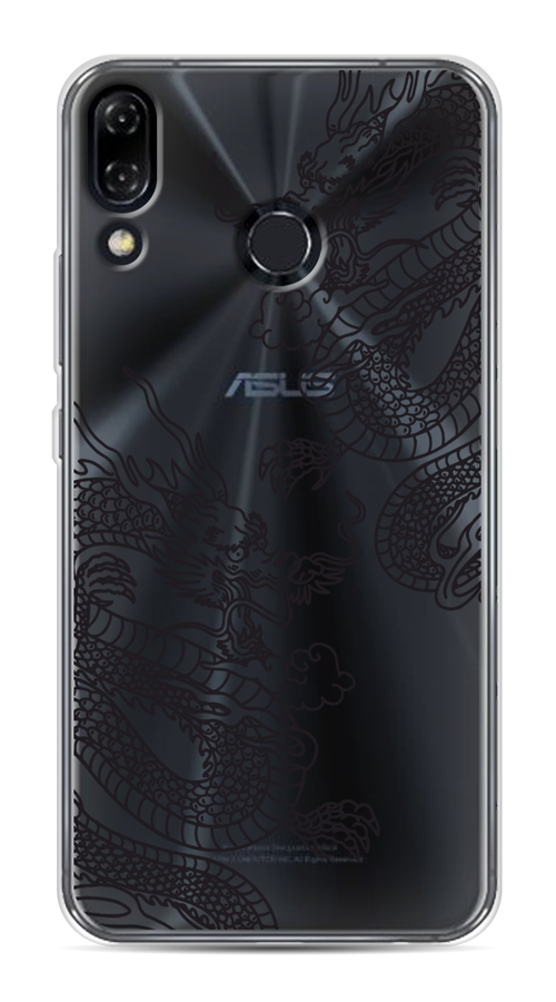 

Чехол на Asus Zenfone 5 "Два китайских дракона", Серый;черный, 43450-1