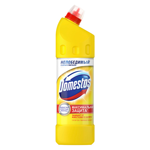 

Domestos Средство чистящее для ванной и унитаза Лимонная Свежесть с дез. эффектом 1 л.