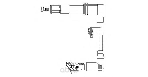 

BR-1A13E47_провод в/в! 1-й цилиндр Audi A2 1.4, Skoda Octavia, VW Golf/Bora/Polo 1.4/1.6 V