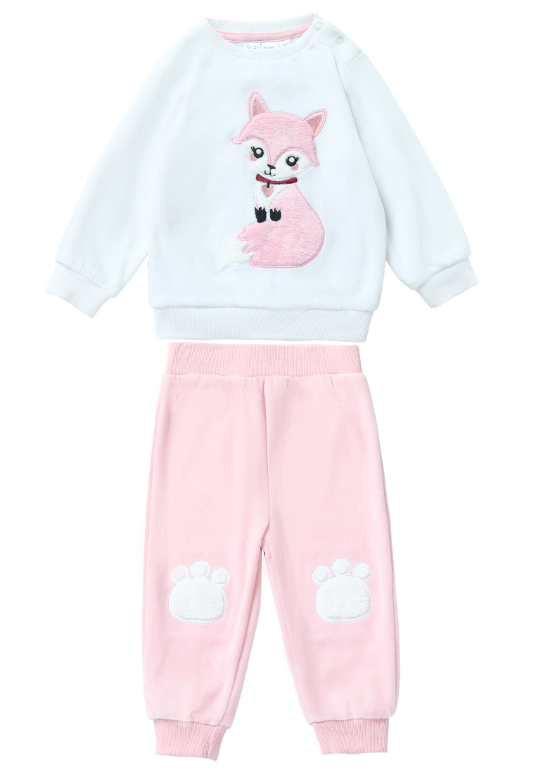 

Комплект одежды Kari baby AW22B03803301, белый, розовый, 74, AW22B03803301
