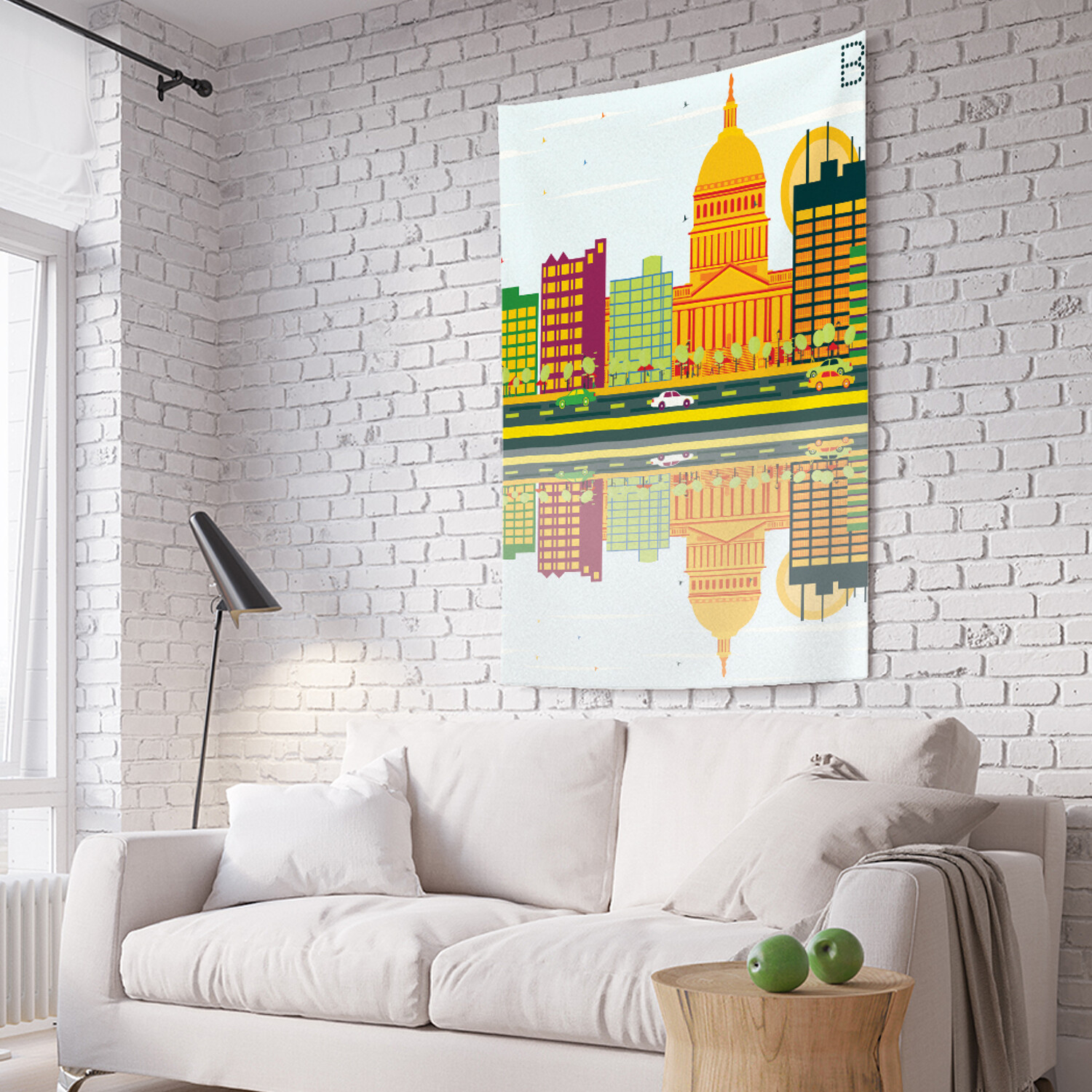 

Вертикальное фотопанно на стену JoyArty Панорама Бойсе 150x200 см, Панорама Бойсе