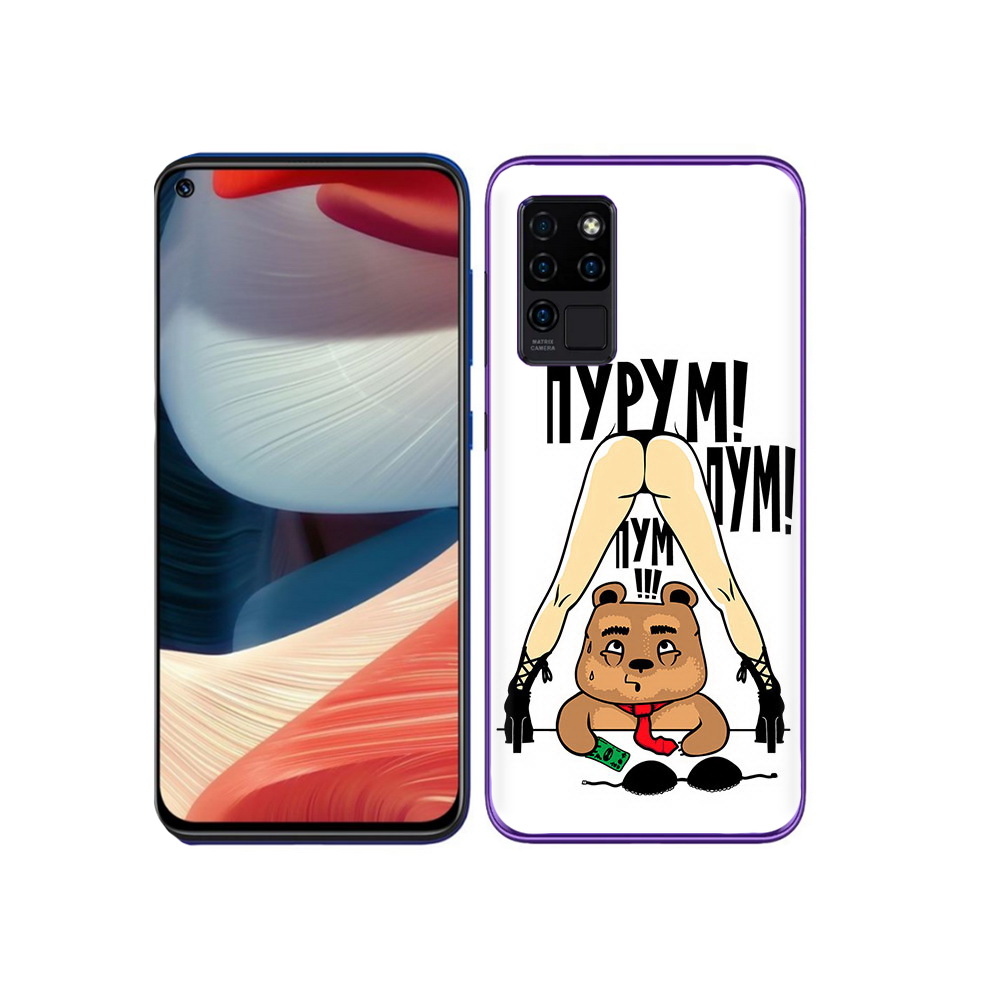 Чехол MyPads Tocco для Oukitel C21 Пурум пум пум