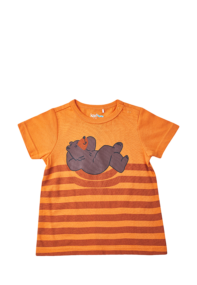 

Футболка детская Kari baby AW22B01803307, коричневый, 74, AW22B01803307
