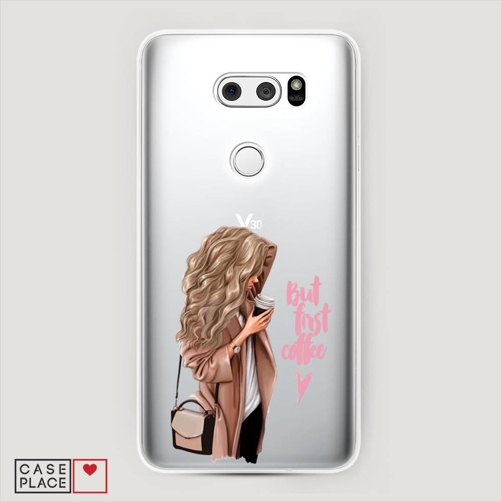 

Чехол Awog "Девушка с кофе" для LG V30