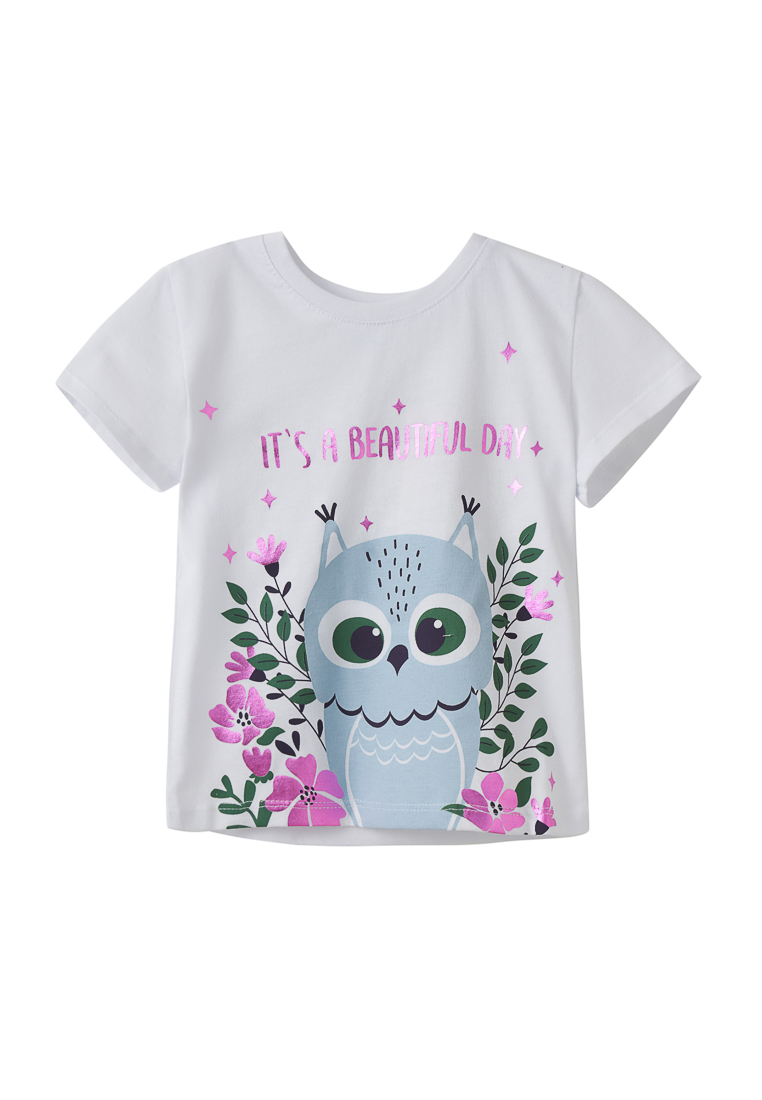 Футболка детская Kari baby AW22B03003301, белый, 92