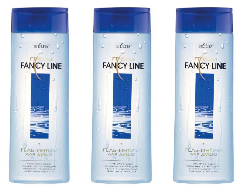 Гель-интим для душа Белита Fancy Line Грезы, 400 мл, 3 шт.