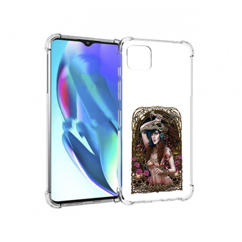 

Чехол MyPads Tocco для Motorola Moto G50 красивая девушка рисунок (PT227066.350.407), Прозрачный, Tocco