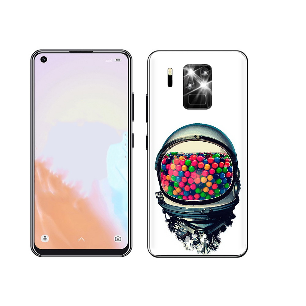 

Чехол MyPads Tocco для Oukitel C18 Pro шлем космонавта, Прозрачный, Tocco