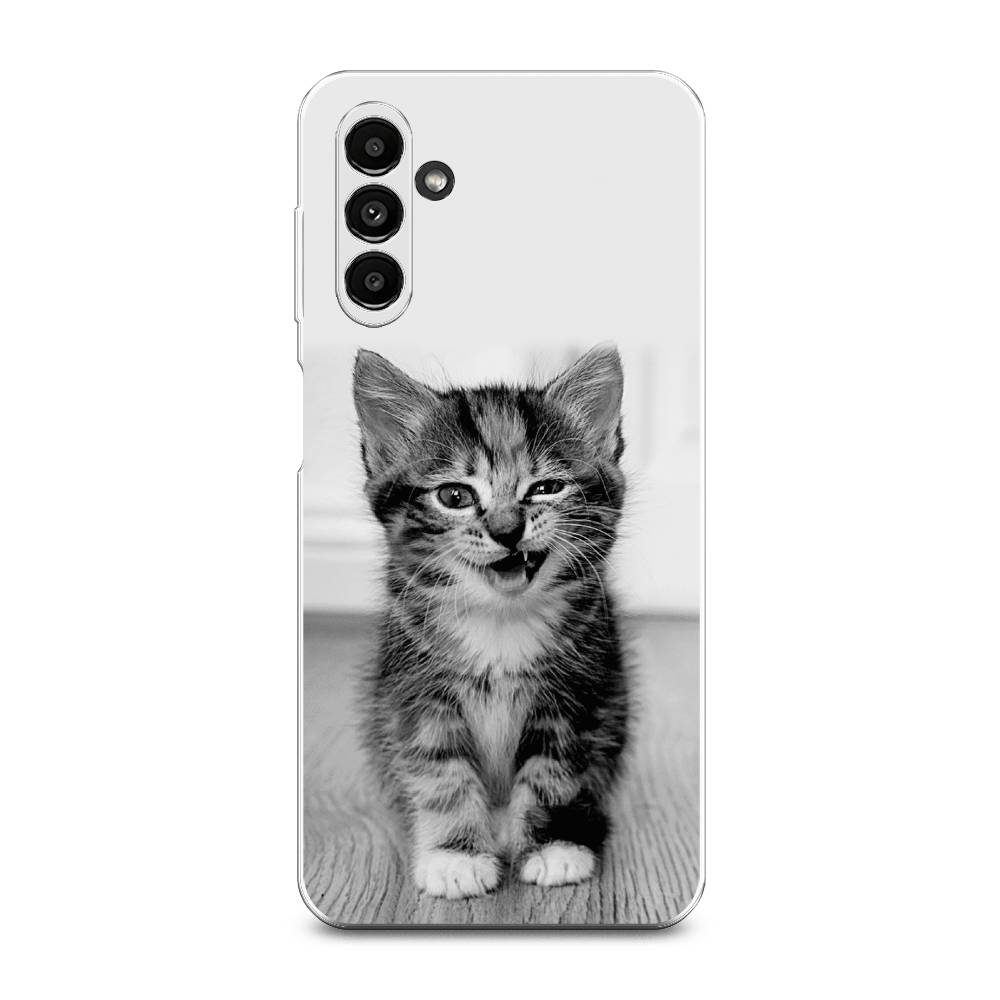 

Чехол Awog на Samsung А14 5G "Подмигивающий котенок", Черный;серый, 2107250-1