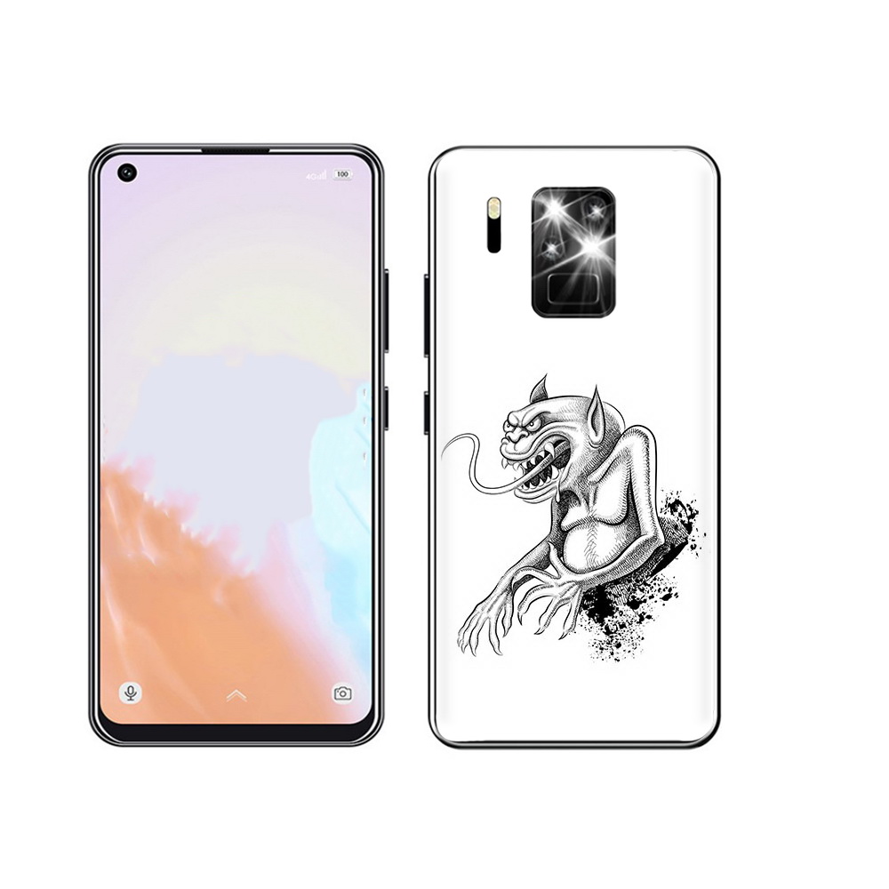 

Чехол MyPads Tocco для Oukitel C18 Pro чорт, Прозрачный, Tocco