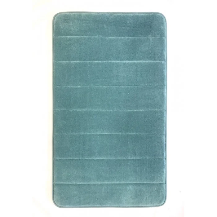 фото Коврик для ванной zalel memory stripes 70x120 light-blue