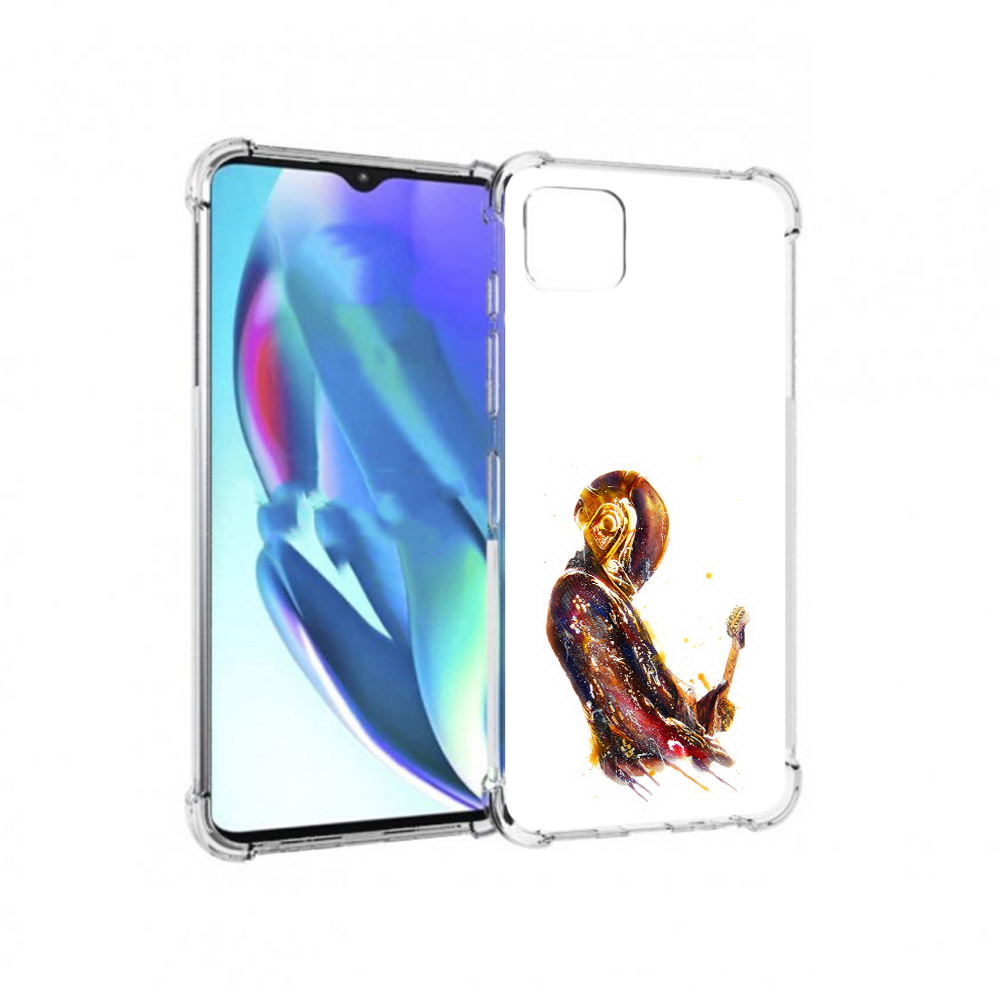 

Чехол MyPads Tocco для Motorola Moto G50 космо-музыкант (PT227066.350.393), Прозрачный, Tocco