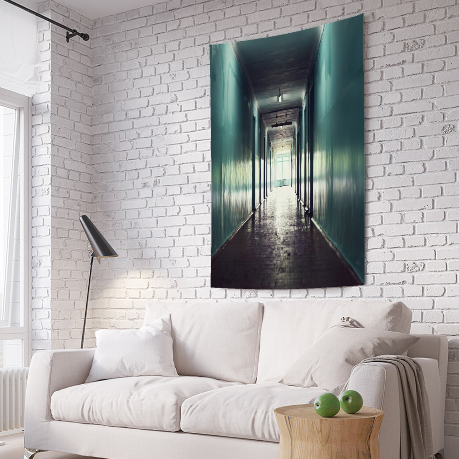 

Вертикальное фотопанно на стену JoyArty Длинный коридор 150x200 см, Длинный коридор