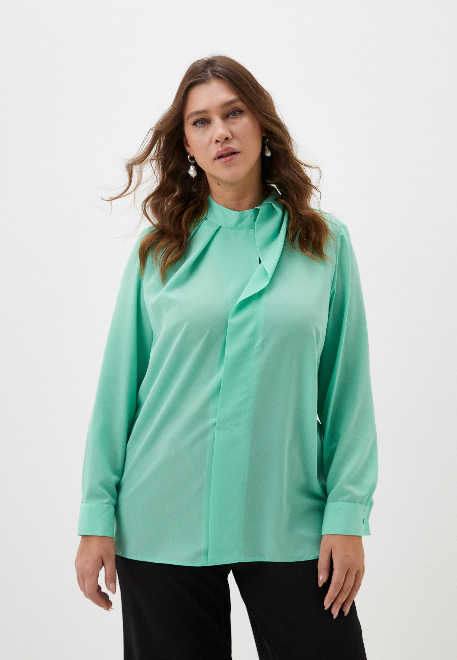 Блуза женская SVESTA C2923 зеленая 64 RU