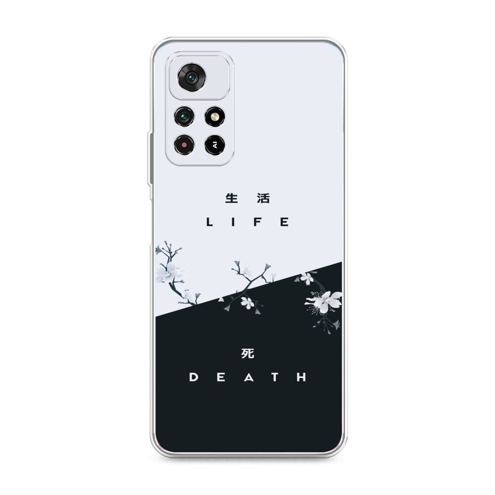 фото Силиконовый чехол "life and death" на xiaomi redmi note 11t 5g awog