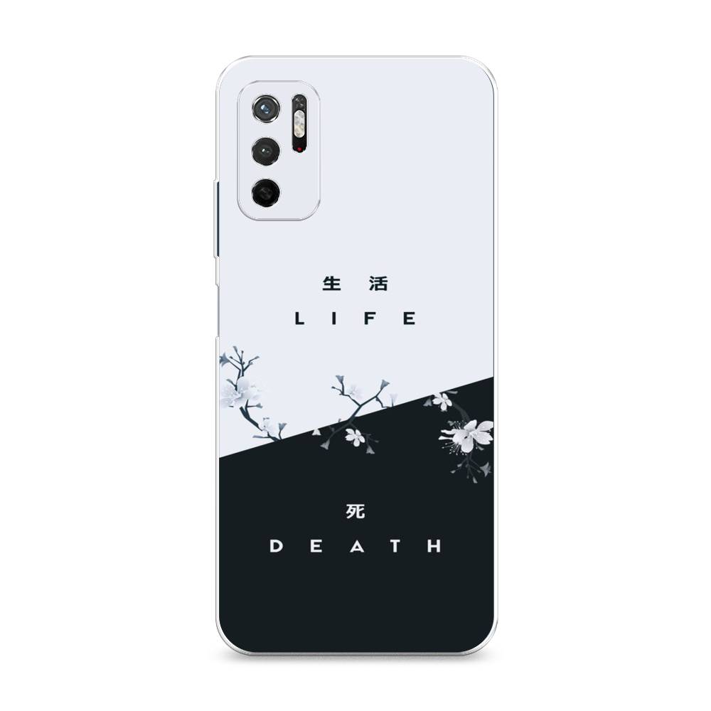 фото Силиконовый чехол "life and death" на xiaomi redmi note 11se awog